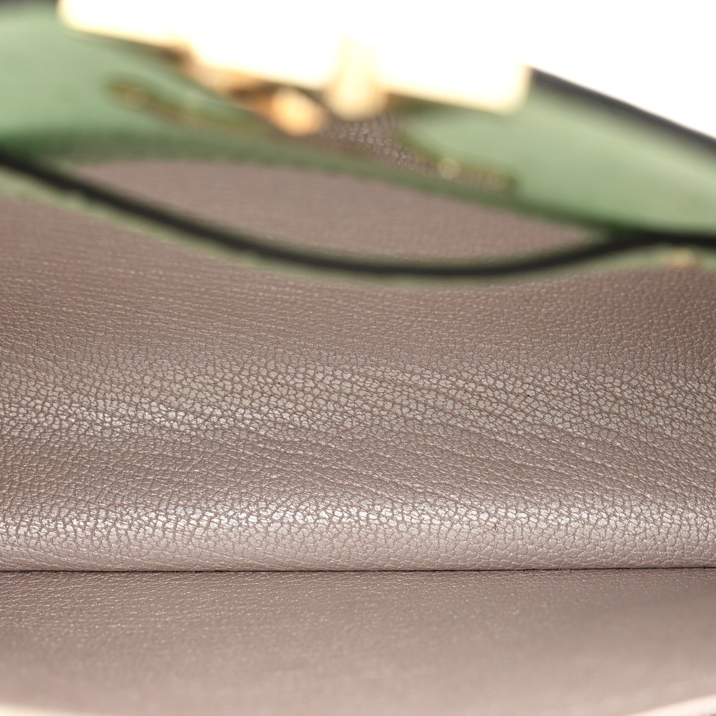 Ostrich Capucines Mini Vert Celadon