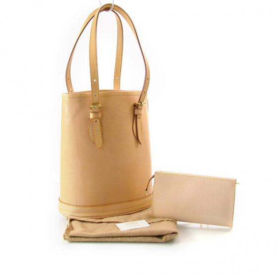 Leather Bucket 23 w/Pouch