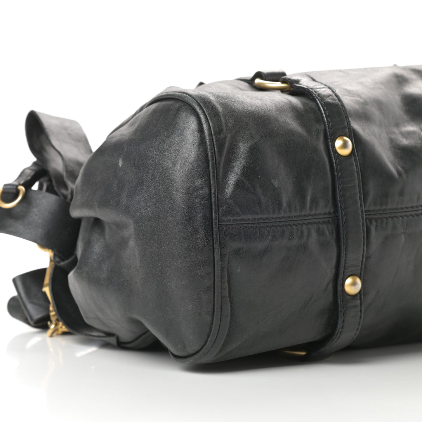 Soft Calfskin Small Bow Bag Black