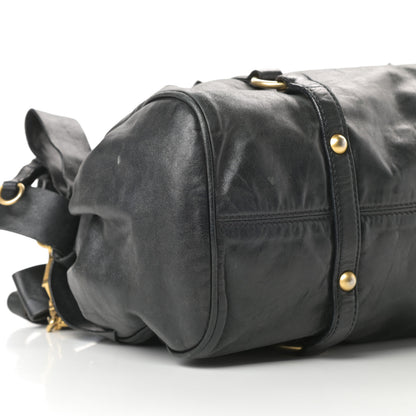 Miu Miu Soft Calfskin Small Bow Bag Black 8 of 16