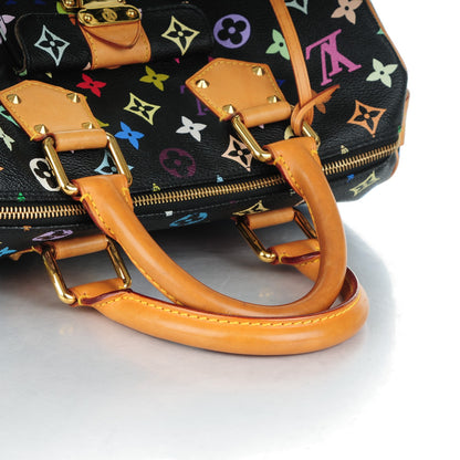 Louis Vuitton Monogram Multicolor Speedy 30 Black 8 of 9