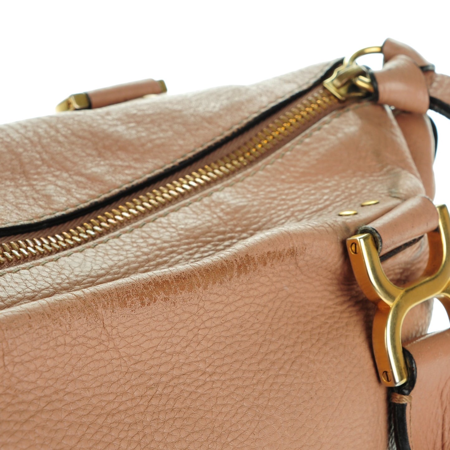 Calfskin Large Marcie Satchel Nut