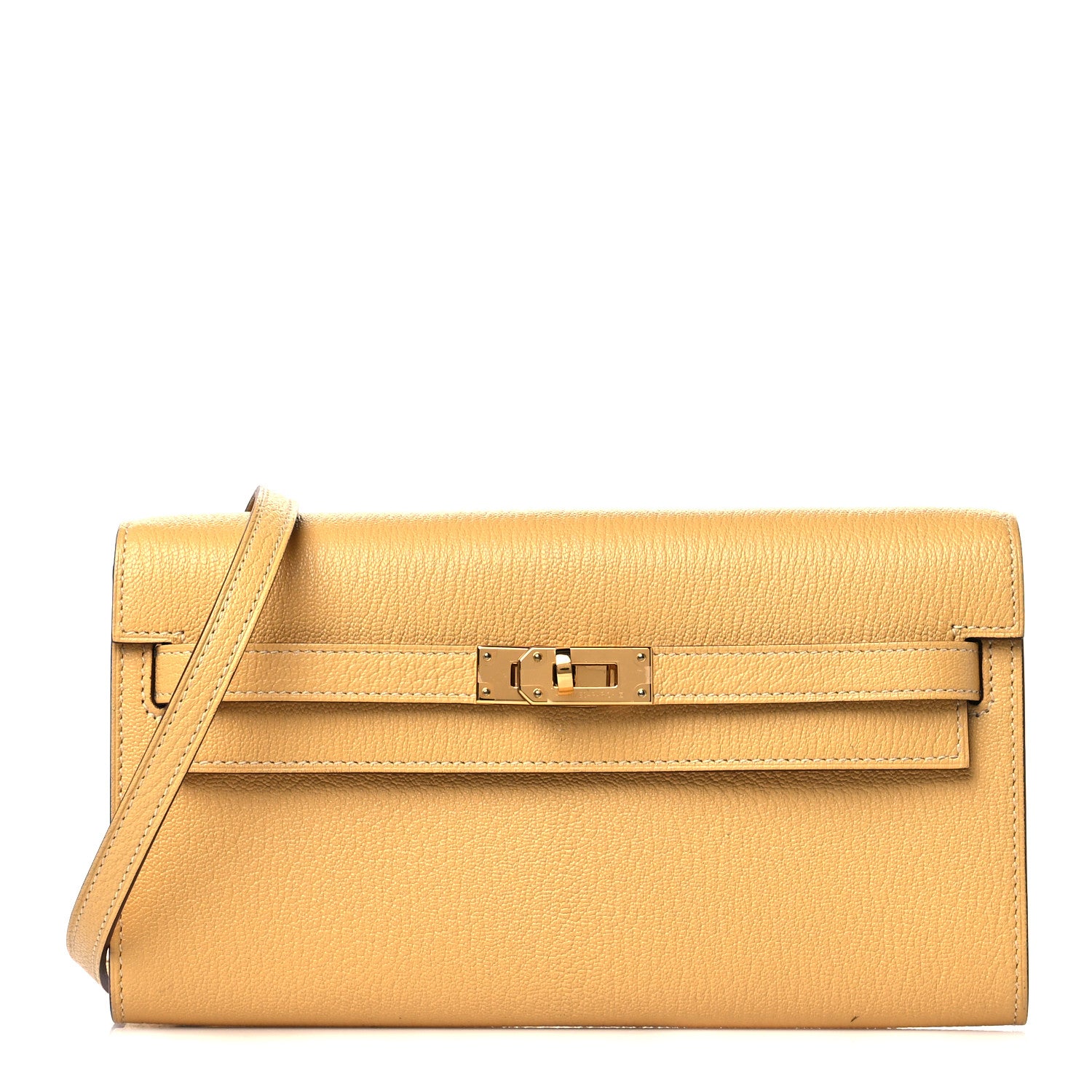 Hermes Chevre Mysore Kelly Wallet To Go Foin 1 of 9