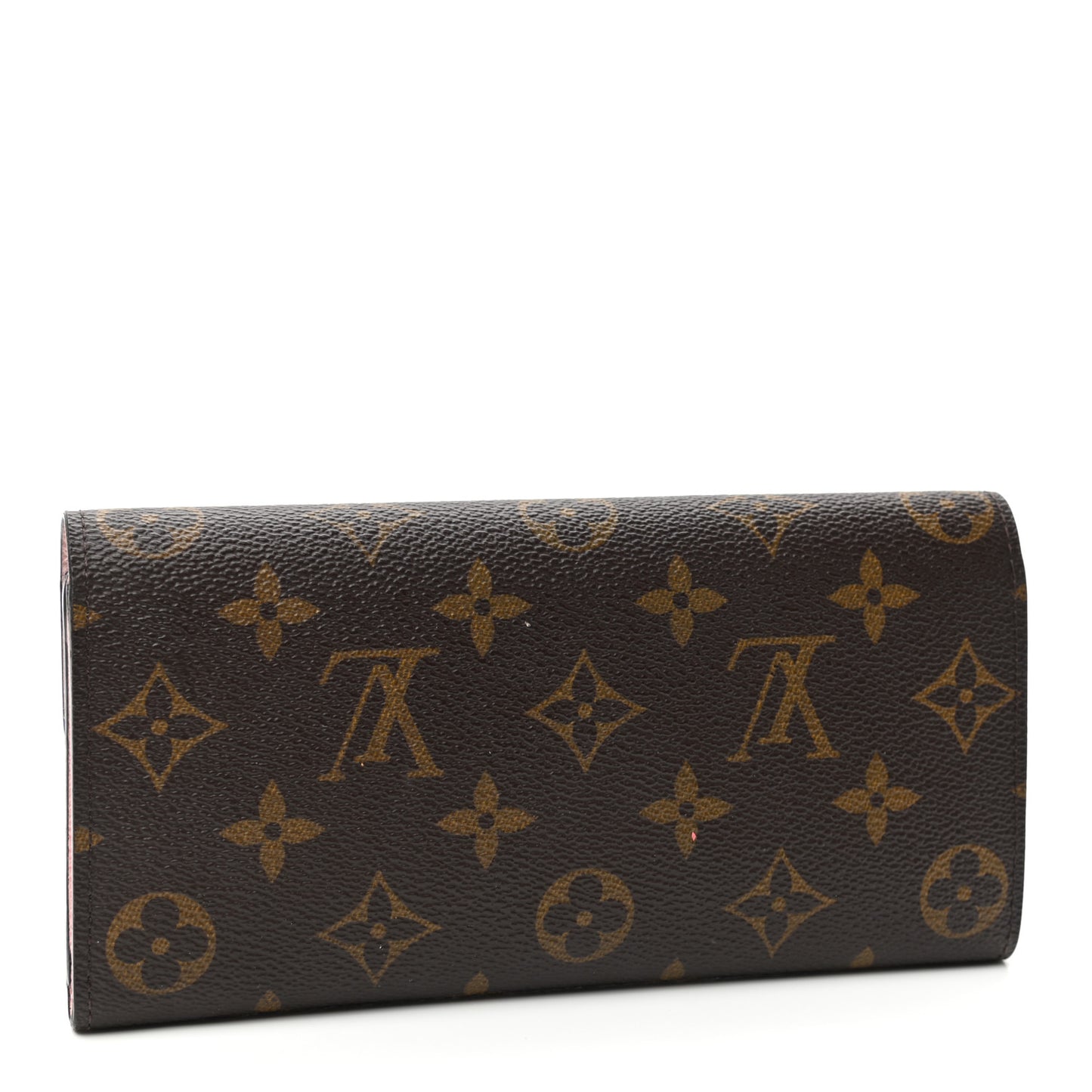 Monogram Emilie Wallet Rose Ballerine
