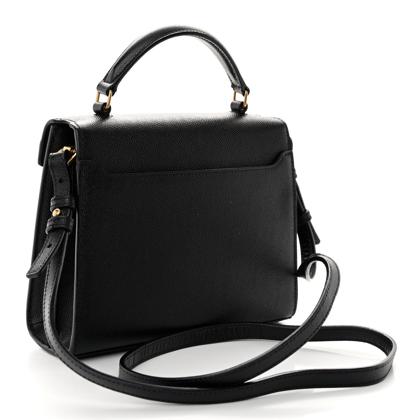 Grain de Poudre Mini Classic Monogram Cassandra Top Handle Black