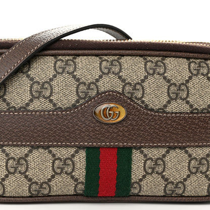 Gucci GG Supreme Monogram Web Mini Ophidia GG Bag Brown 10 of 13