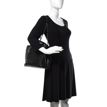 Chanel Caviar Quilted Urban Companion Top Handle Shopping Tote Black 2 of 23