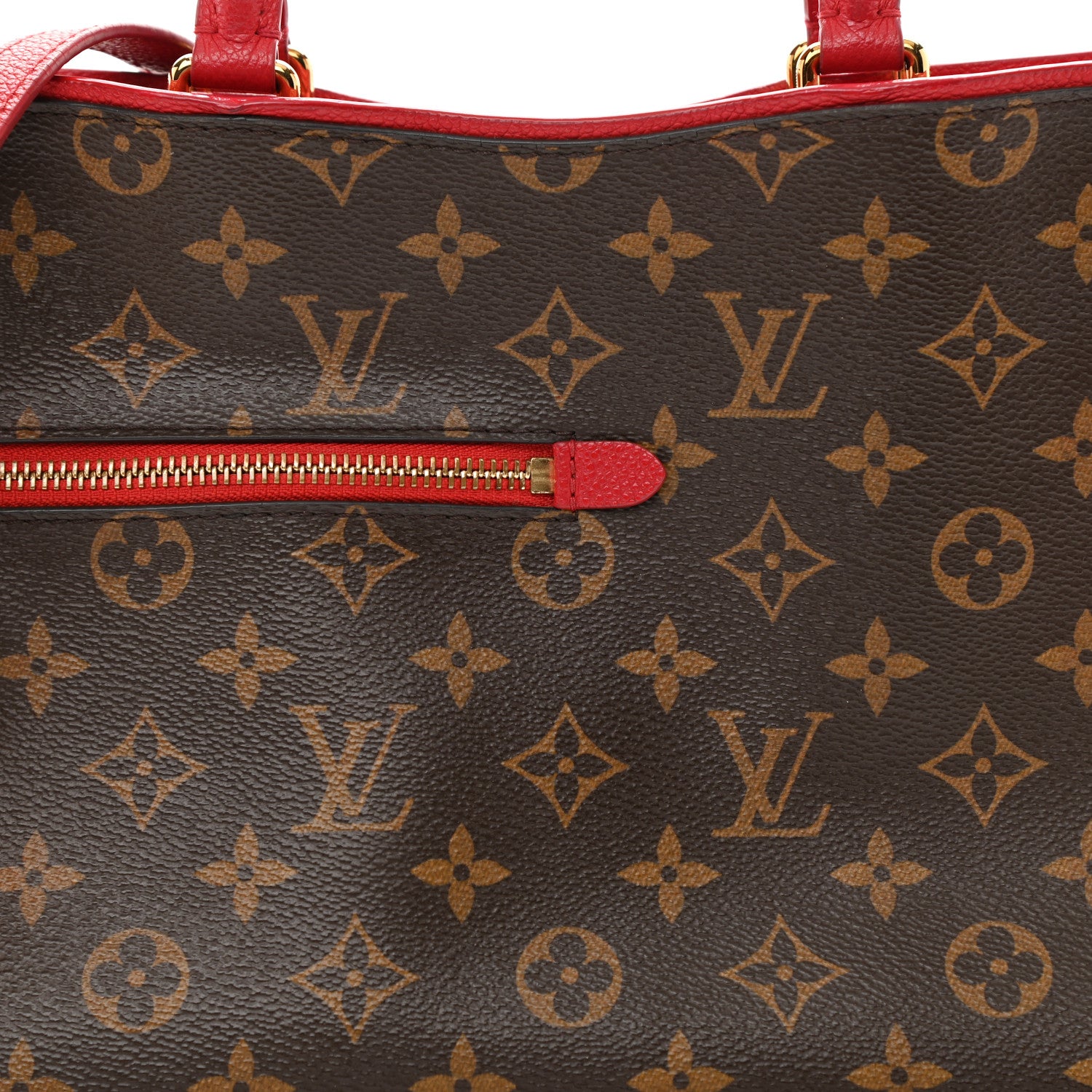 Louis Vuitton Monogram Popincourt PM Red 7 of 15