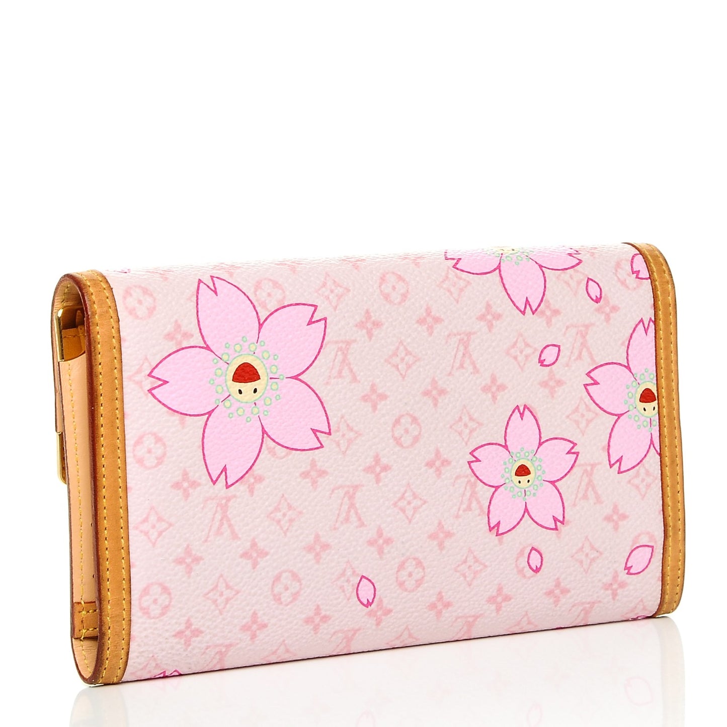 Monogram Cherry Blossom Porte Tresor International Wallet Pink