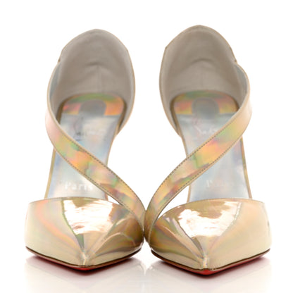 Christian Louboutin Patent Psychic Astridal 100 Pumps 37.5 Gold 3 of 10