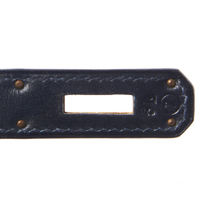 Hermes Box Kelly Retourne 32 Indigo 30 of 40