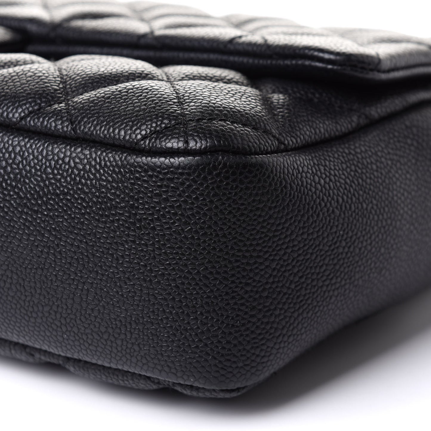Caviar Quilted Jumbo Easy Flap Black