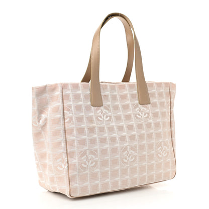 Chanel Nylon Medium Travel Tote Beige 3 of 17