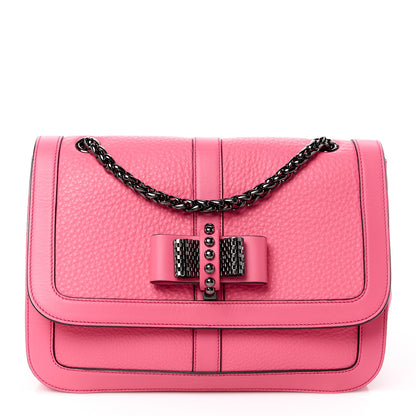 Christian Louboutin Calfskin Small Sweet Charity Shoulder Bag Pink 1 of 13