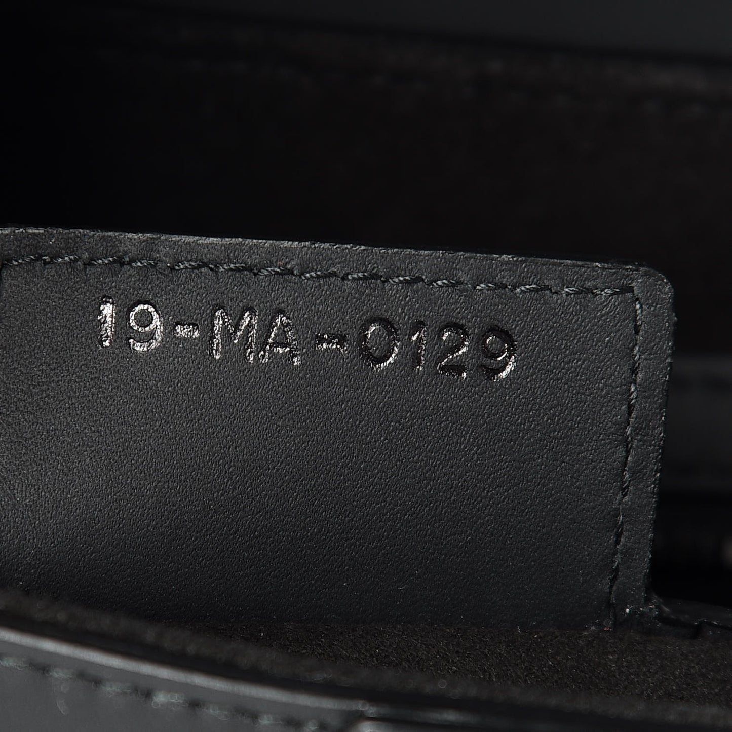 Ultra Matte Calfskin Saddle Bag Black