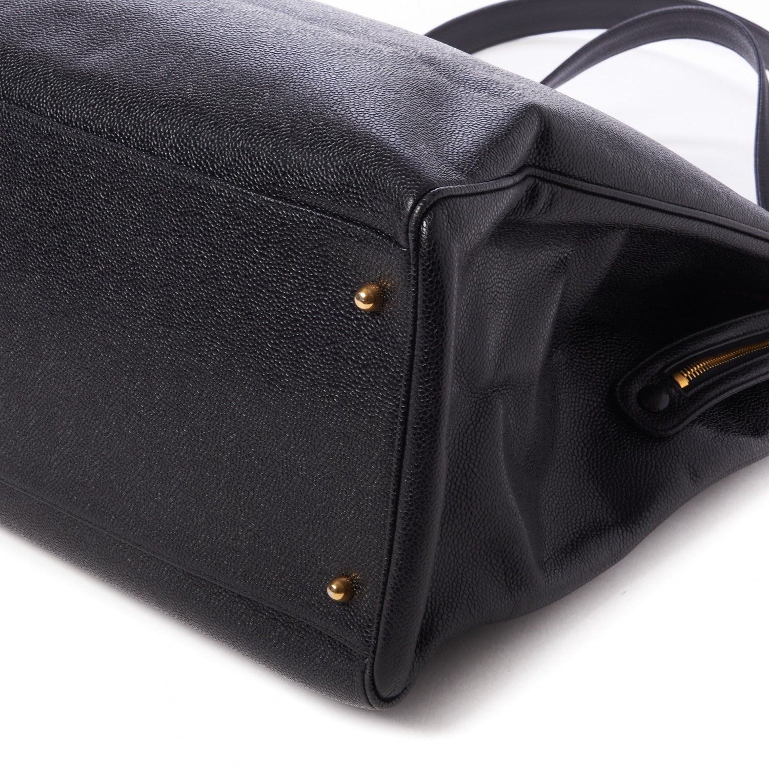 Chanel Caviar XL Weekender Bag Black 5 of 10