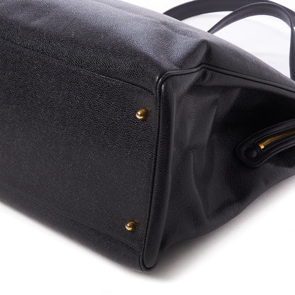 Chanel Caviar XL Weekender Bag Black 5 of 10