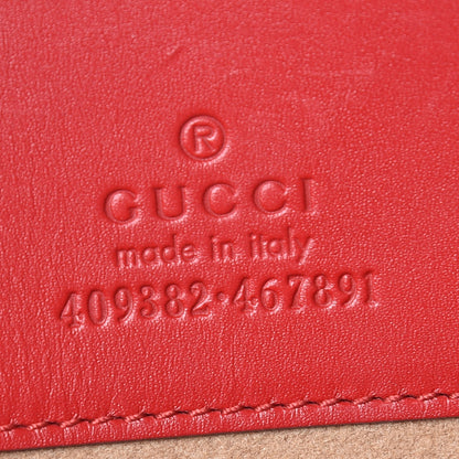 Gucci Calfskin Embossed XL Clutch Red 8 of 11