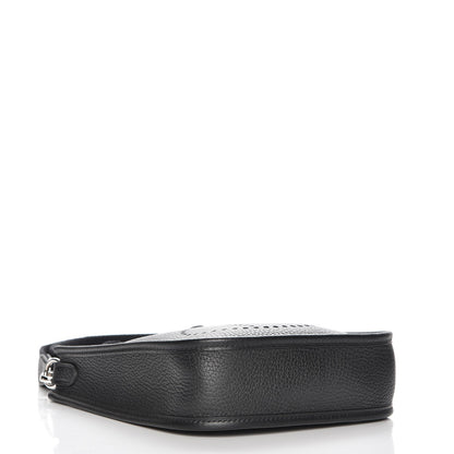 Hermes Taurillon Clemence Evelyne TPM Black 4 of 8