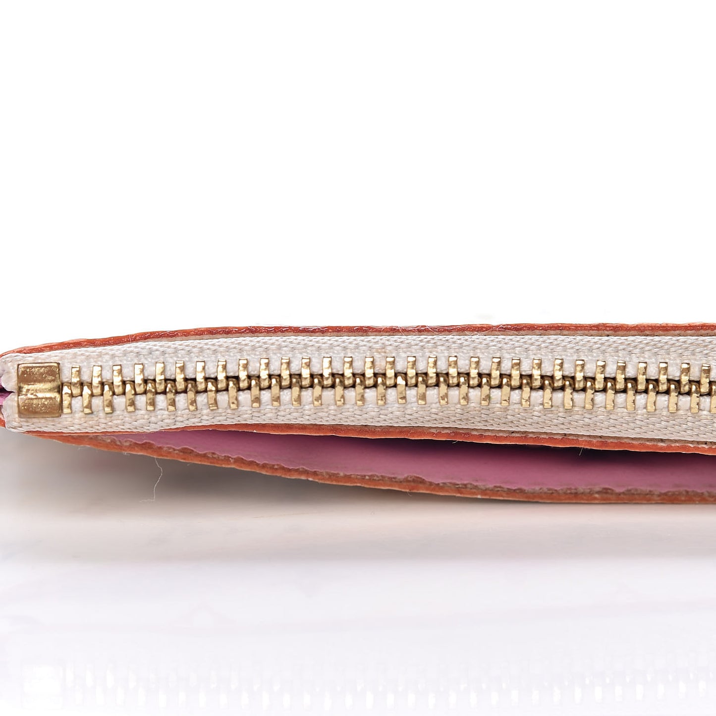 Monogram Multicolor Key Pouch White Litchi