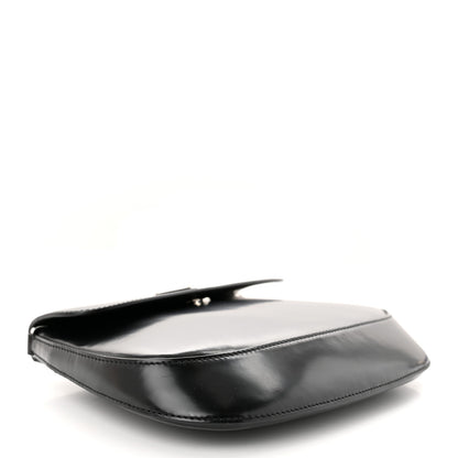 Prada Spazzolato Cleo Flap Shoulder Bag Black 4 of 10