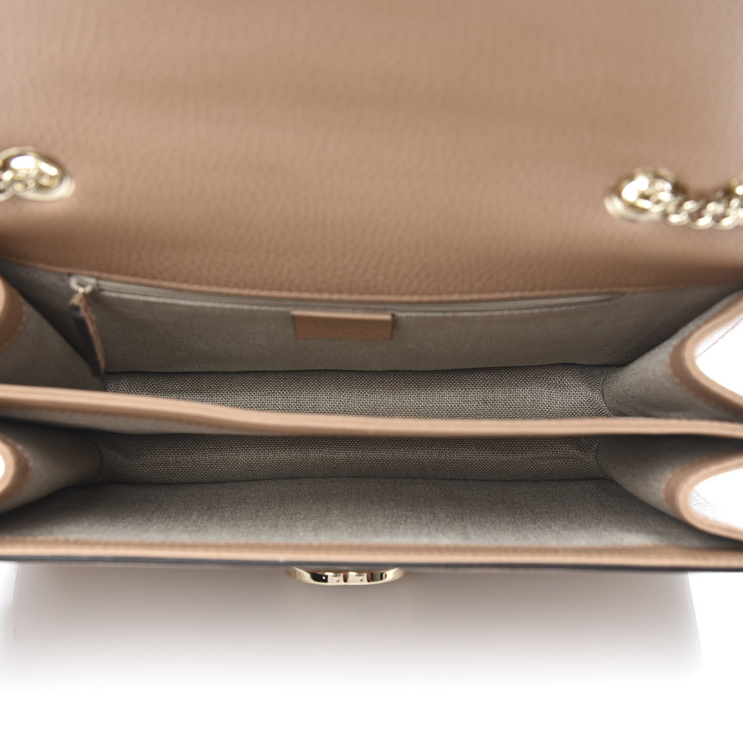 Gucci Dollar Calfskin Interlocking G Shoulder Bag Camelia 5 of 10