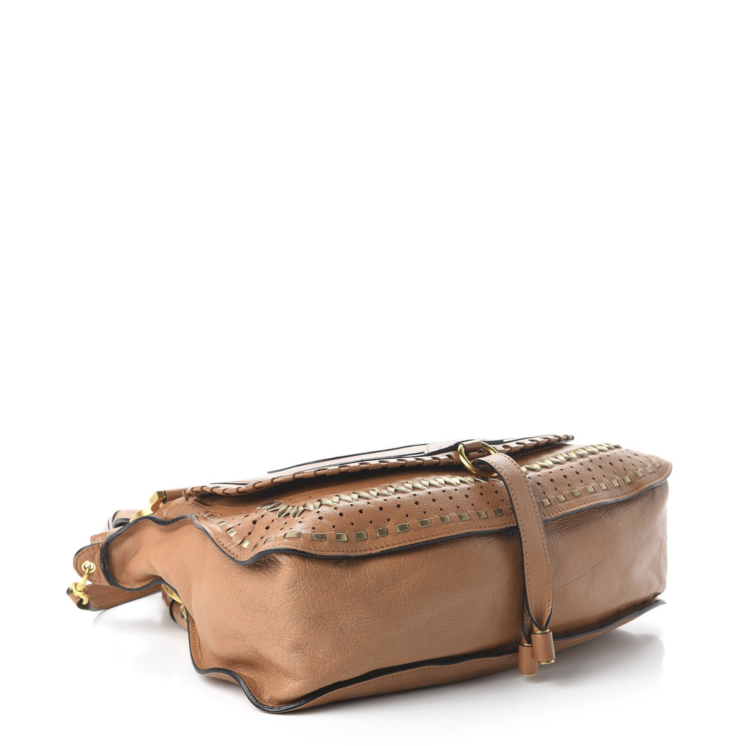 Chloe Calfskin Embroidered Medium Marcie Satchel 4 of 9