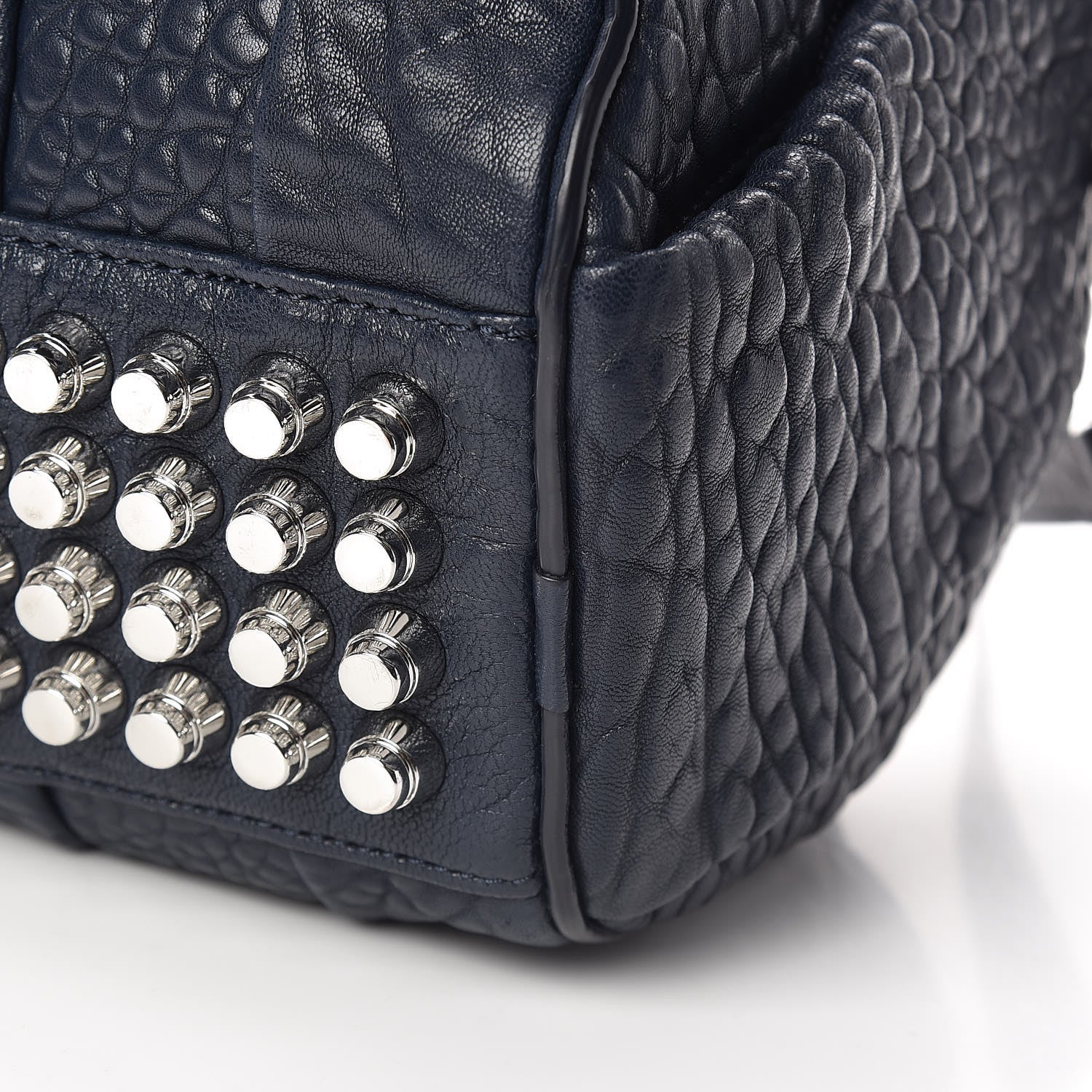 Alexander Wang Pebbled Lambskin Rockie Neptune 9 of 10