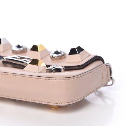 Fendi Lambskin Crystal Studded Micro Baguette Plaster 10 of 10
