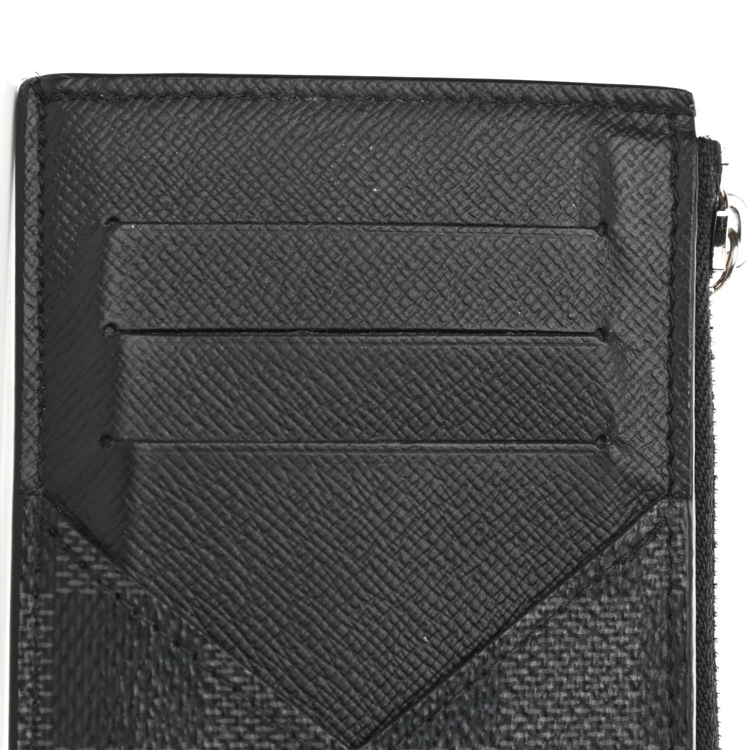 Louis Vuitton Damier Graphite Taiga Coin Card Holder 7 of 8