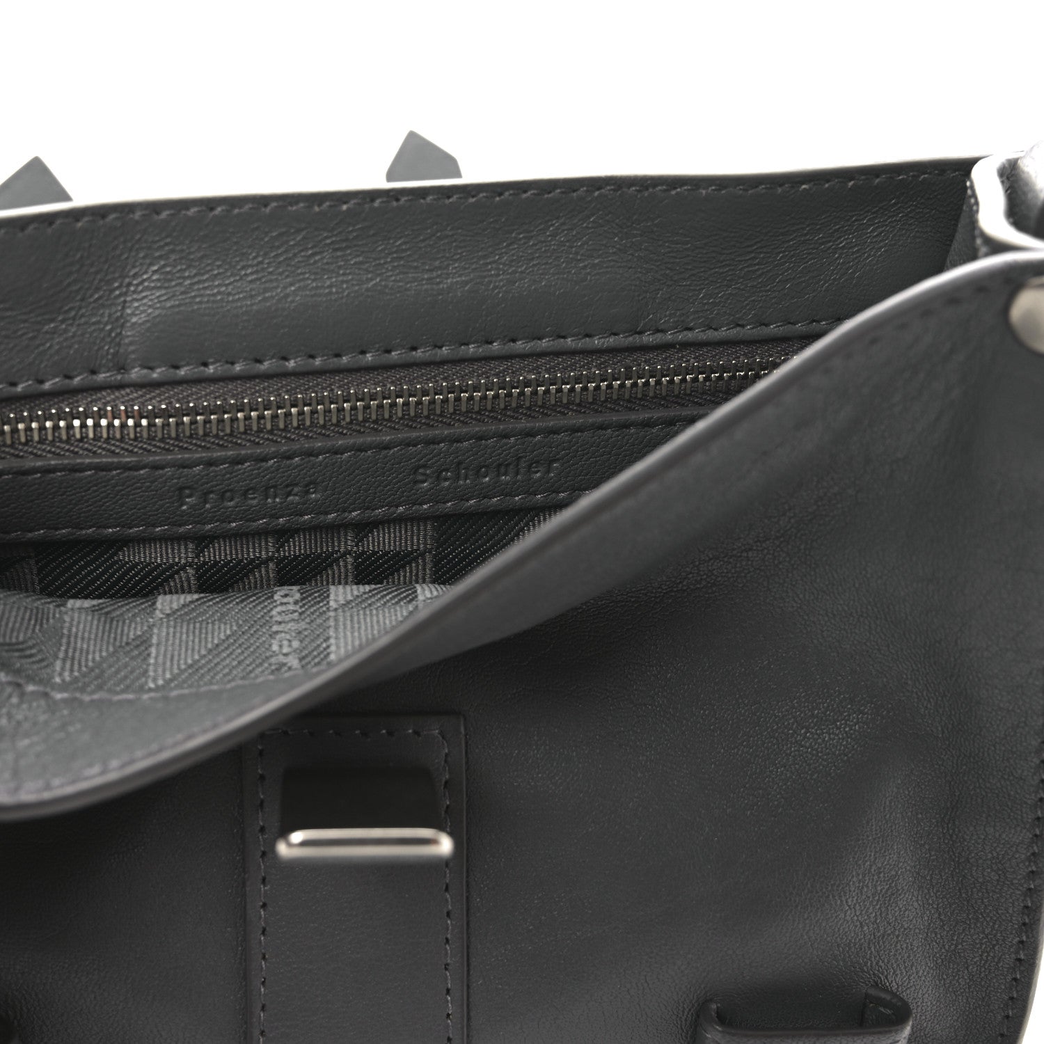 Proenza Schouler Lambskin PS1 Mini Crossbody Heather Grey 6 of 9