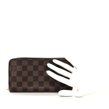 Louis Vuitton Damier Ebene Zippy Wallet 2 of 8