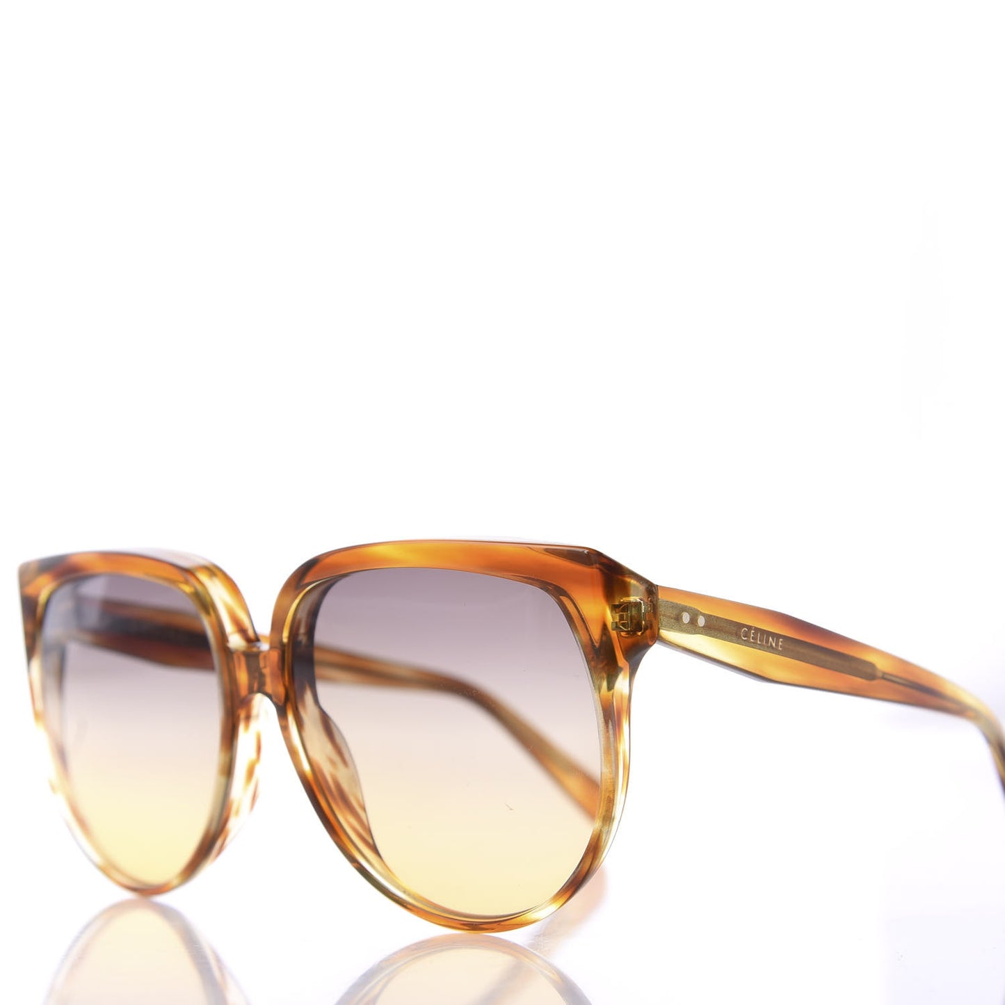 Gradient Square Sunglasses CL40048I Havana