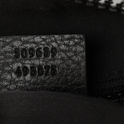 Gucci Nylon Monogram Medium Flat Messenger Bag Black 7 of 10