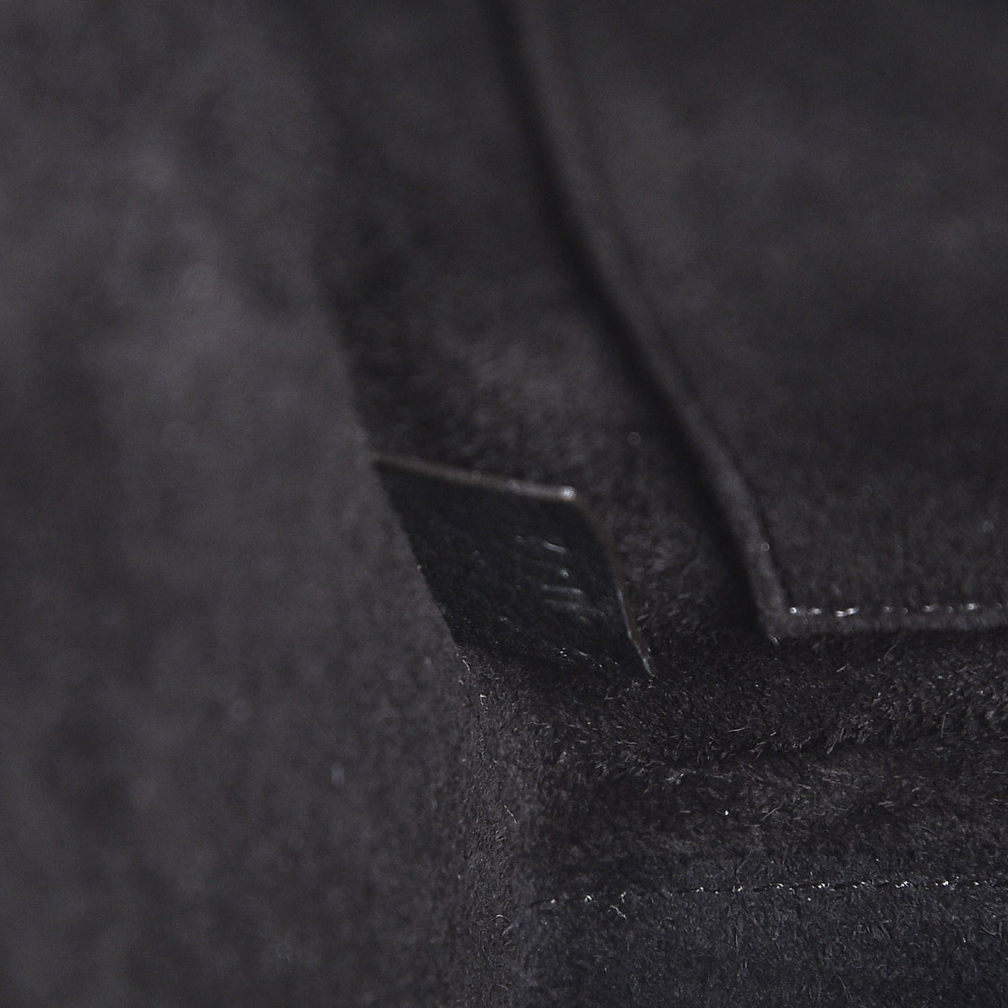 Drummed Calfskin Nano Luggage Black