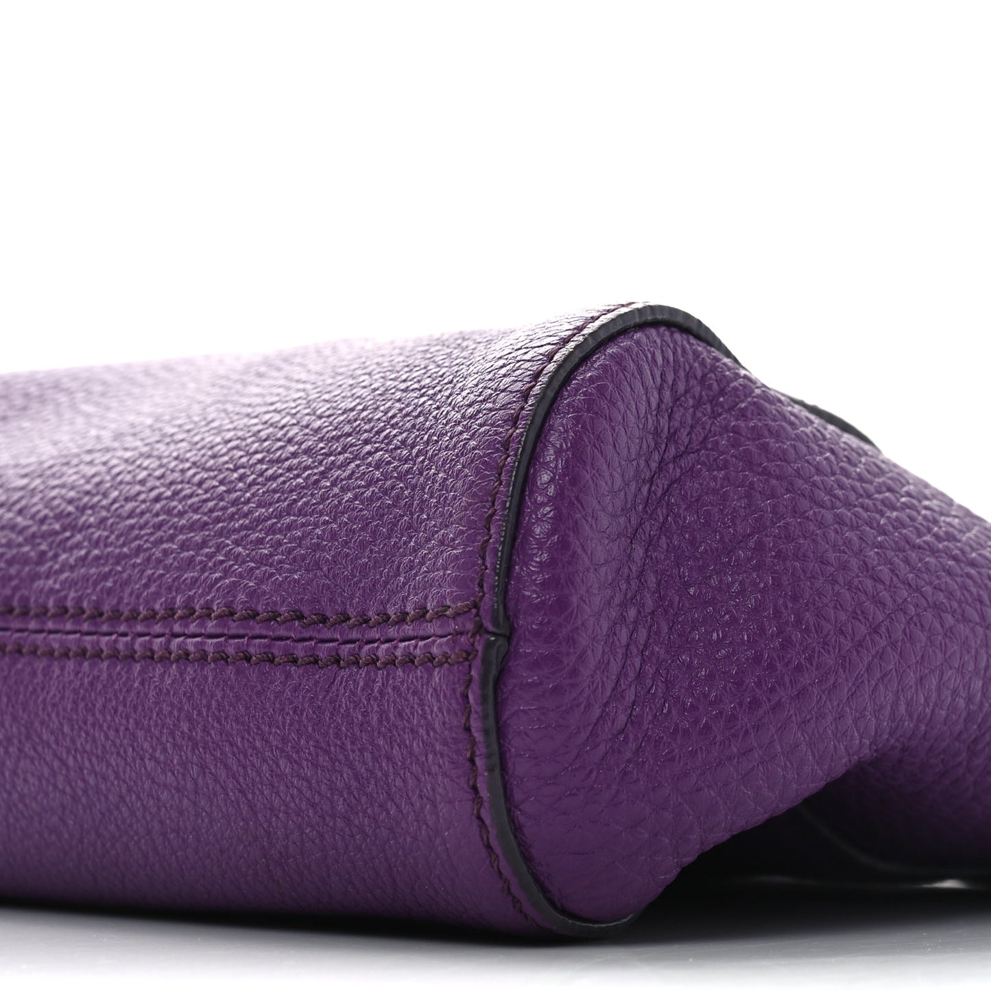 Calfskin Abbey Crossbody Purple