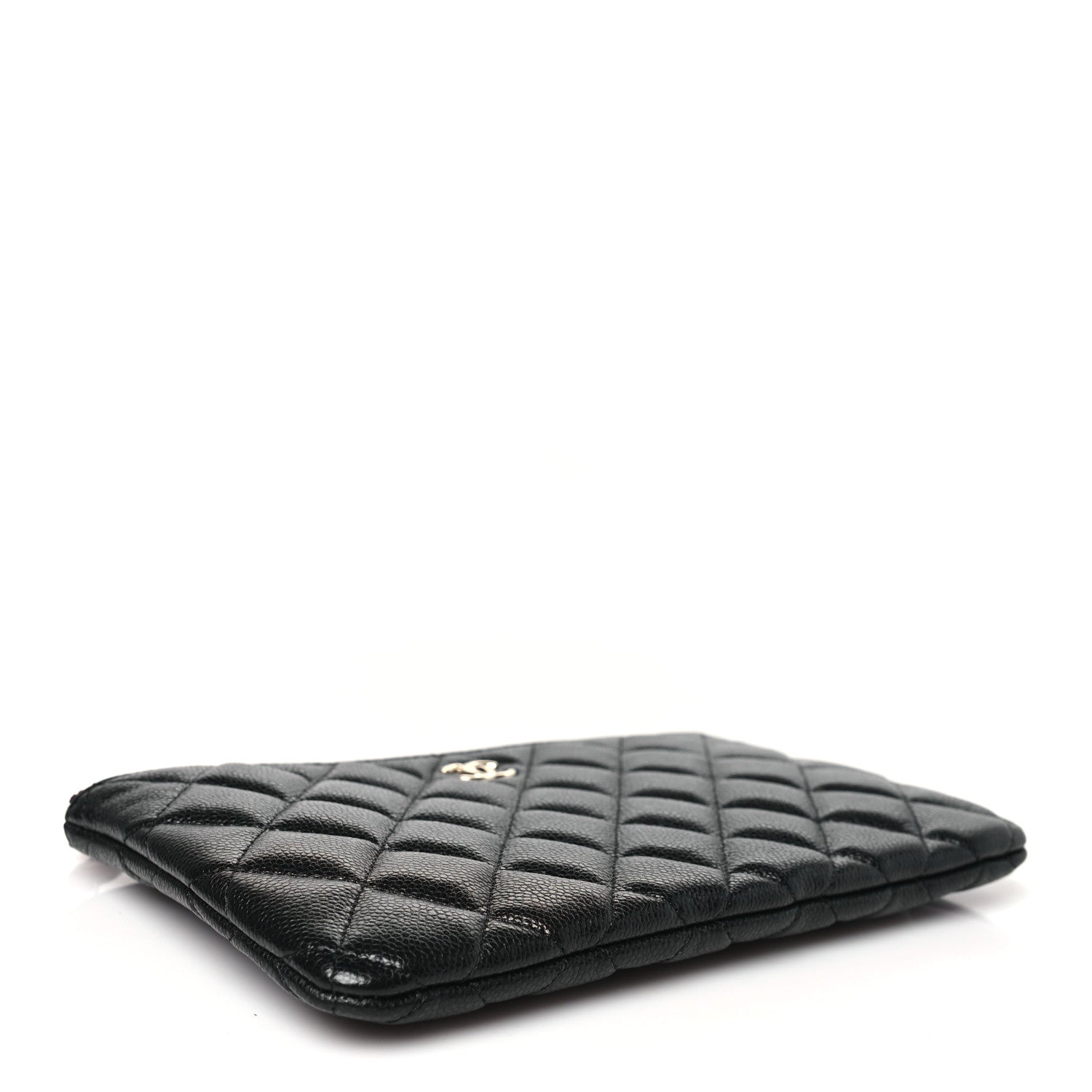 Chanel Caviar Quilted Cosmetic Case Black 4 of 9