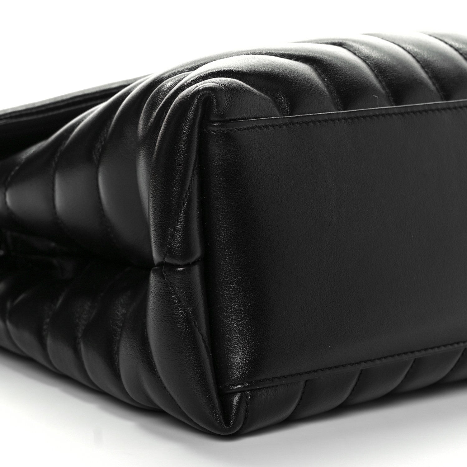 Saint Laurent Calfskin Y Quilted Monogram Medium Loulou Chain Satchel Black 7 of 10