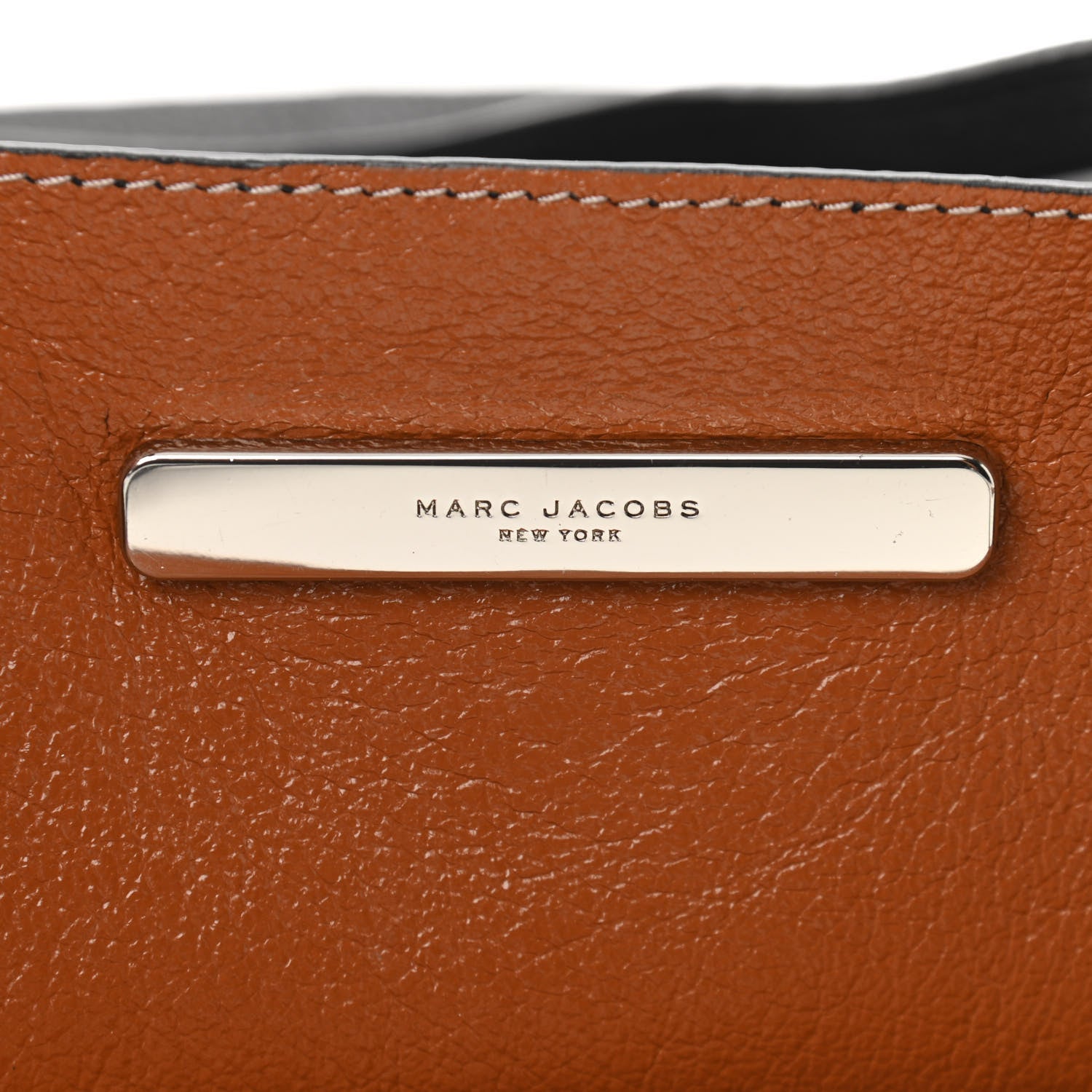 Marc Jacobs Grained Calfskin Wingman Shopping Tote Black 10 of 12