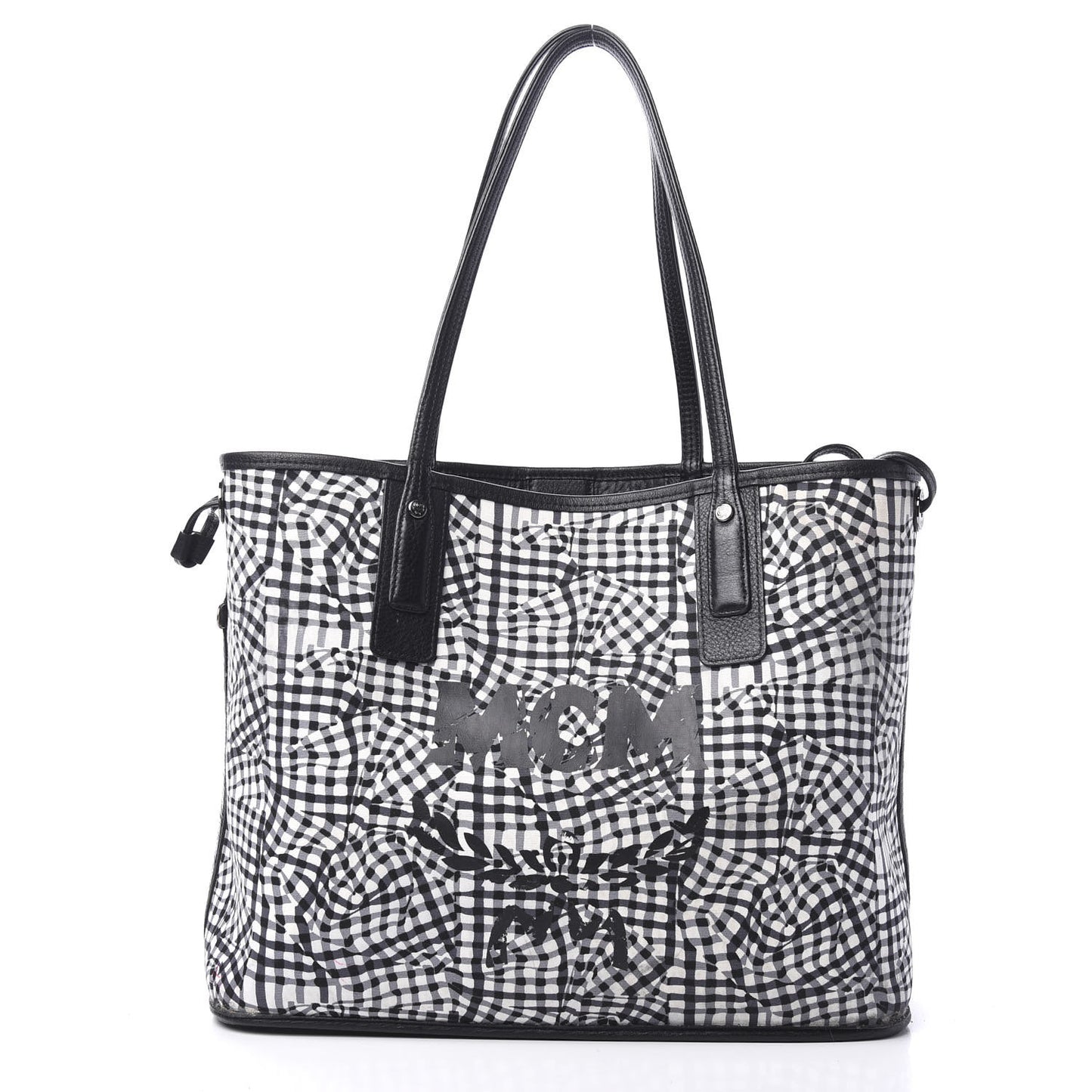 Visetos Medium Liz Reversible Shopper Tote Black