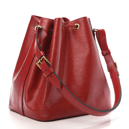 Louis Vuitton Epi Petit Noe Castillan Red 3 of 10