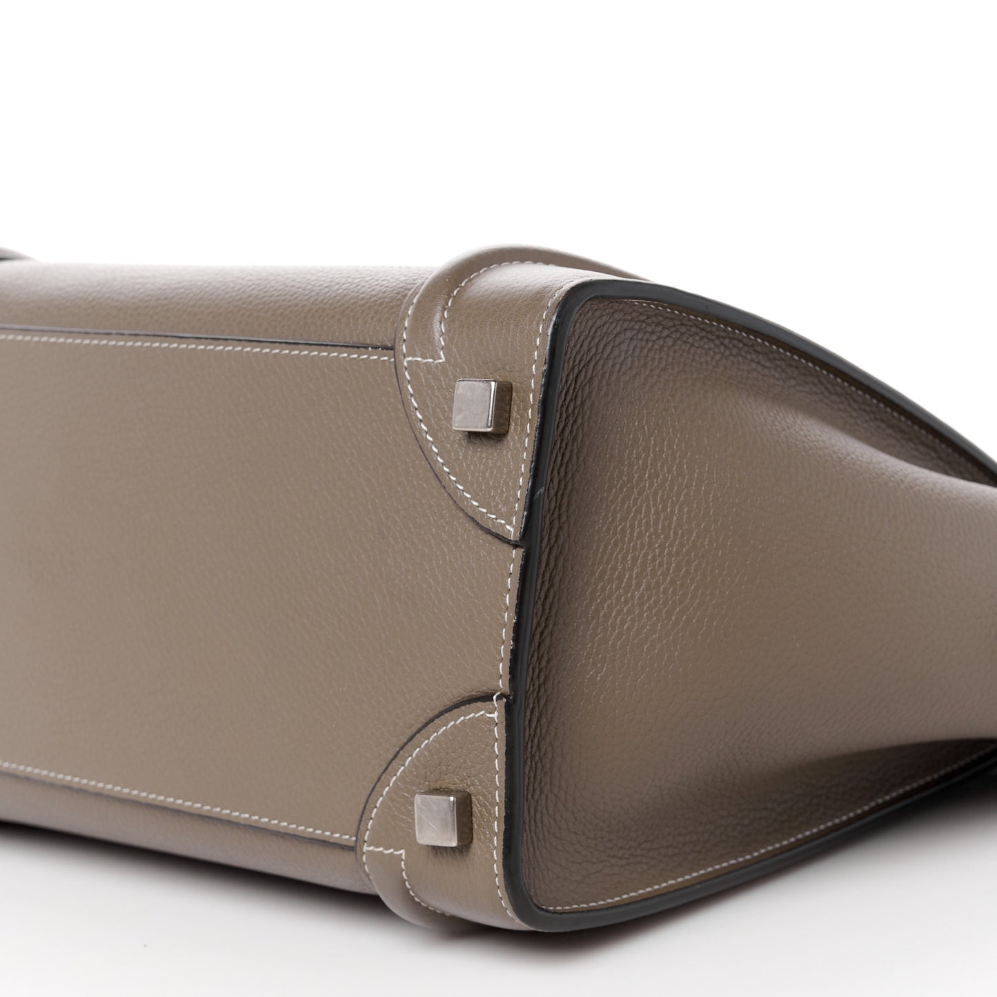 Drummed Calfskin Micro Luggage Souris