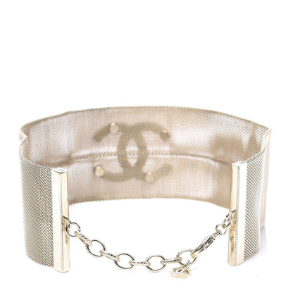 Chanel Mesh CC Choker Necklace Gold 3 of 8