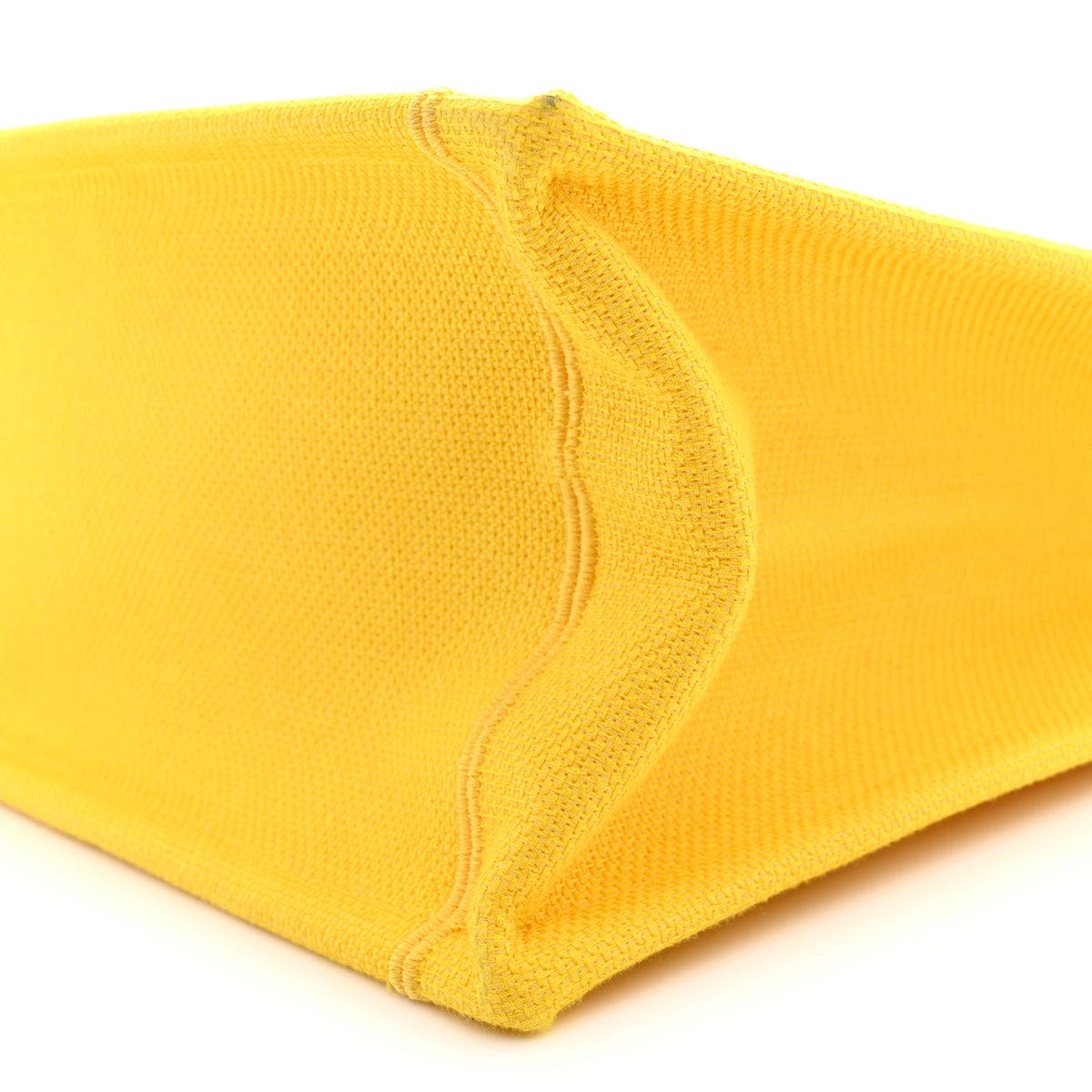 Canvas Embroidered Book Cover Medium Book Tote Yellow Red