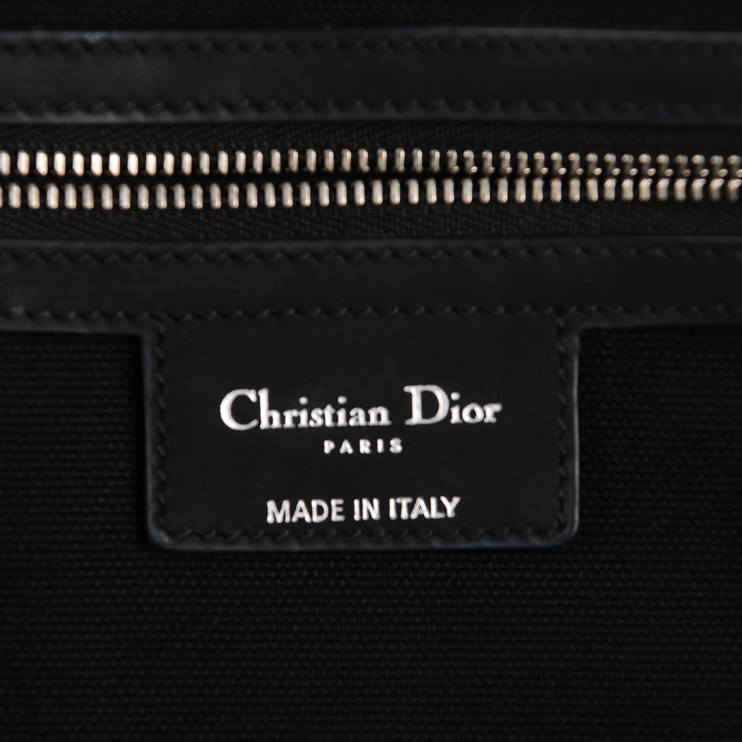 Christian Dior Coated Canvas Cannage Panarea Shopping Tote Black 6 of 9