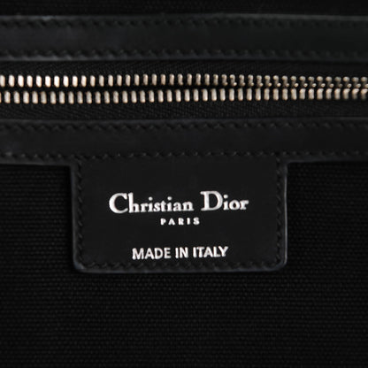 Christian Dior Coated Canvas Cannage Panarea Shopping Tote Black 6 of 9