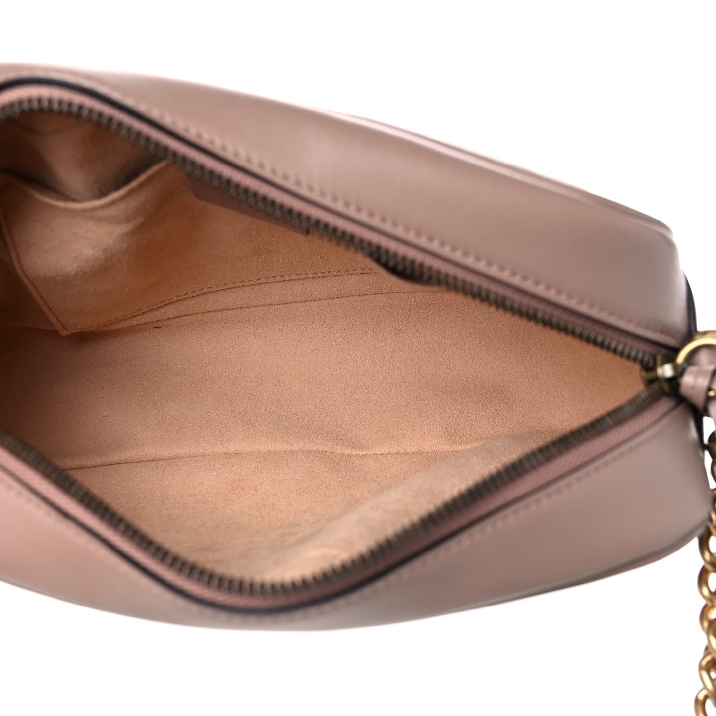 Calfskin Matelasse Small GG Marmont Chain Shoulder Bag Porcelain Rose