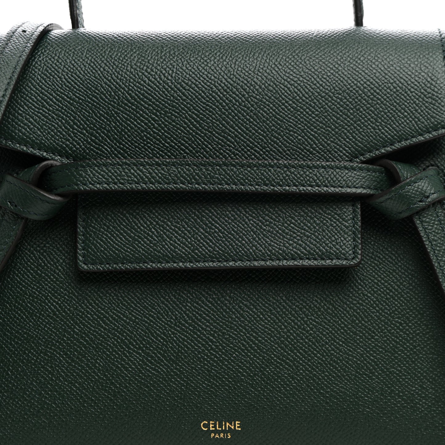 Grained Calfskin Nano Belt Bag Amazone