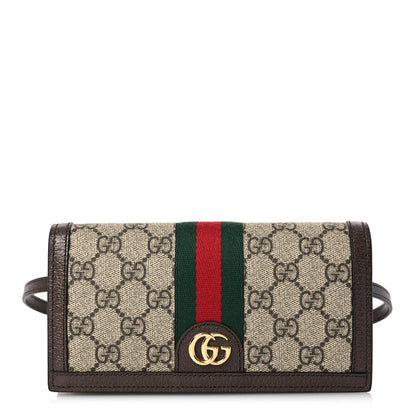 Gucci GG Supreme Monogram Web Ophidia Belt Bag Beige Ebony New Acero 1 of 12