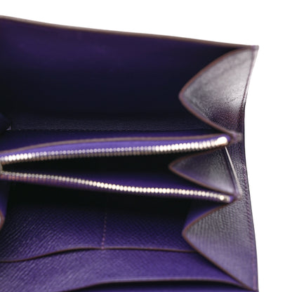 Hermes Epsom Constance Short Wallet Iris 5 of 7